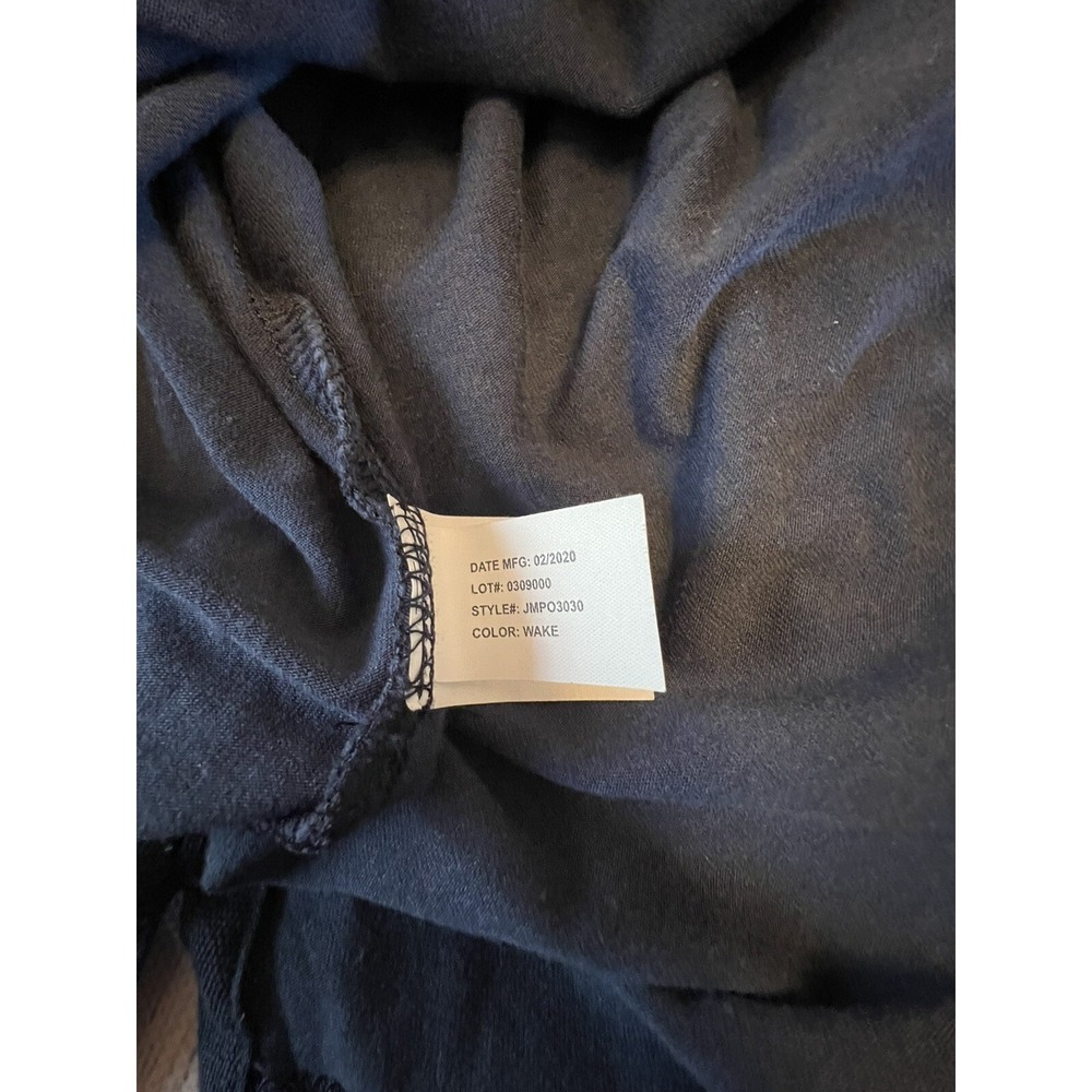 Johnnie-O Fringe Neck Modal Stretch Solid Shirt Navy Blue Men's Large - Picture 6 of 6